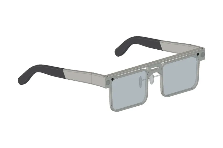 Version 1 of the frame in CAD.